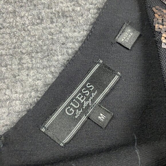 Guess‎ Dress Women's Medium Black Sheath Shift Sleeveless Viscose Blend M - Picture 6 of 8